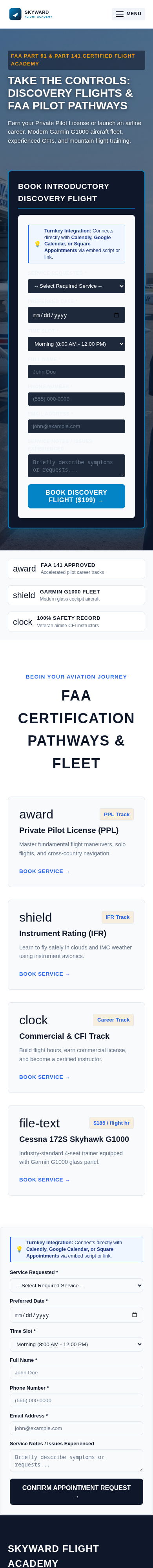 Flight School Mobile Preview