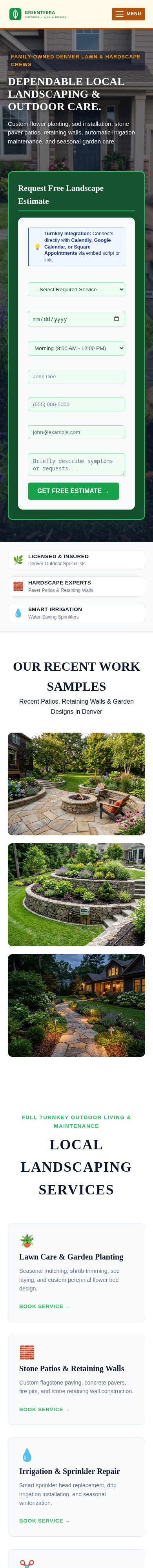 Landscaping Mobile Preview