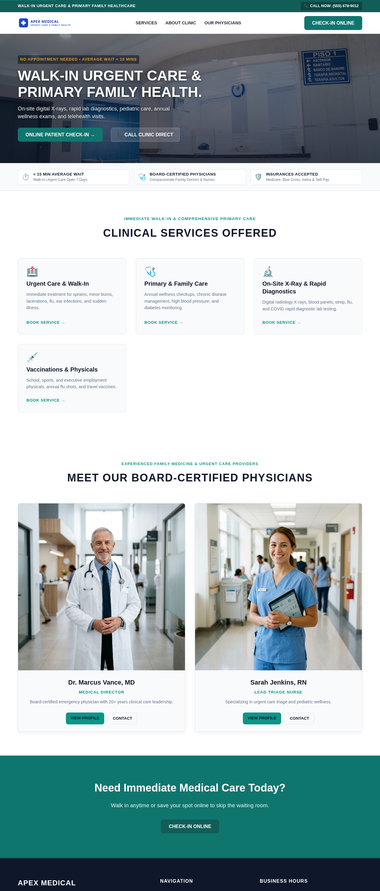 Medical Clinic Desktop Preview