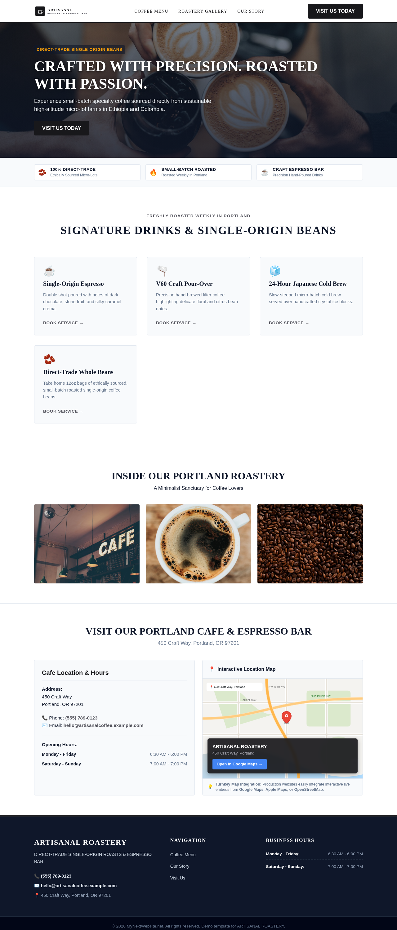 Minimal Coffee Desktop Preview