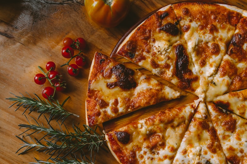 Authentic wood-fired Neapolitan Margherita pizza